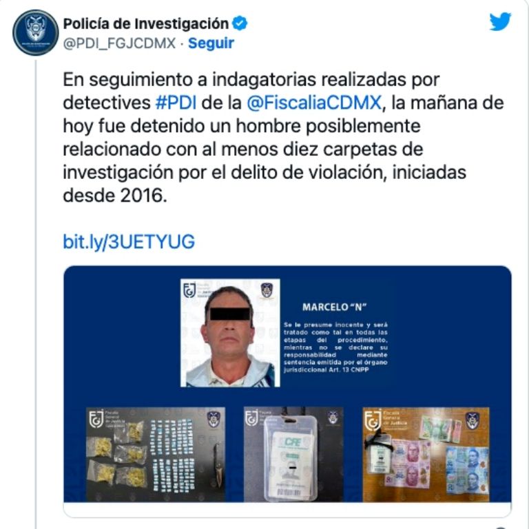 Detenido CFE 