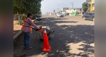 Ciudad Obregón: Ayuntamiento inicia los trabajos de recarpeteo sobre la calle 200