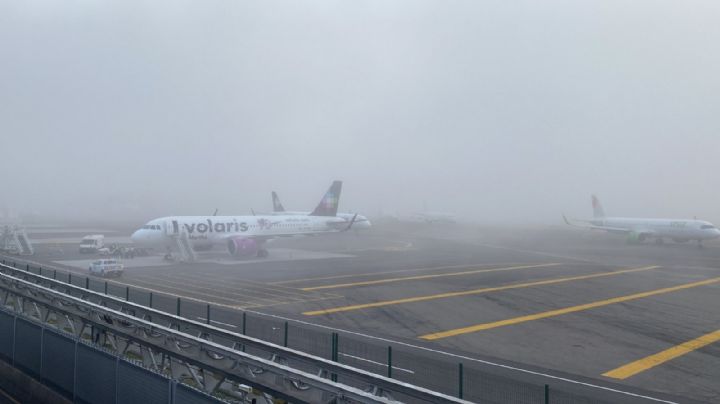 De nuevo: AICM suspende actividades por banco de niebla; aterrizajes so los afectados