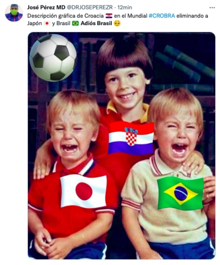 Memes eliminación de Brasil 