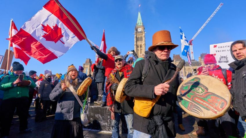 Habitantes de Canadá desaprueban las protestas de las personas antivacunas