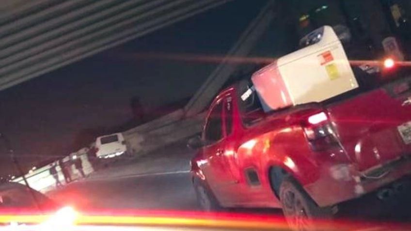 ¡Precaución! Colapsan trabes en la carretera México-Pachuca; reportan tránsito lento y un herido