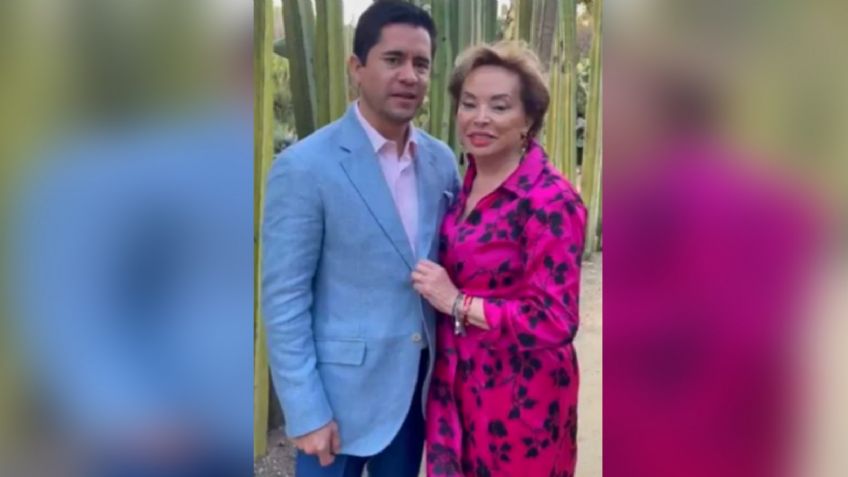 VIDEO: Elba Esther y su novio de 36 años de edad, se juran amor eterno en Oaxaca
