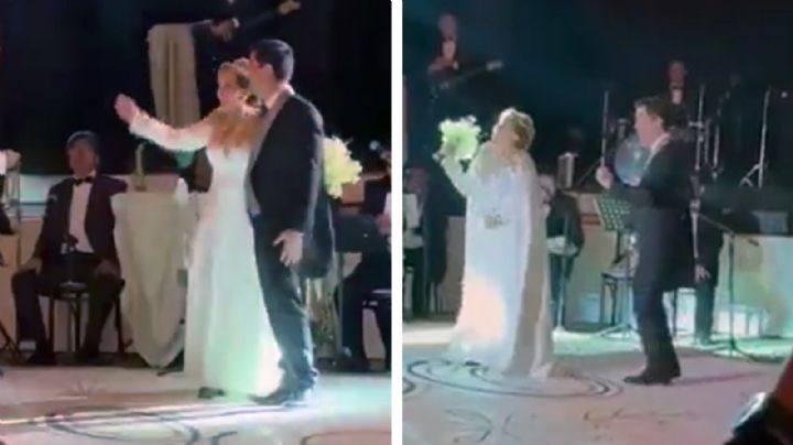 Pese a destrozos, Elba Esther Gordillo celebra su boda y filtran video del baile nupcial