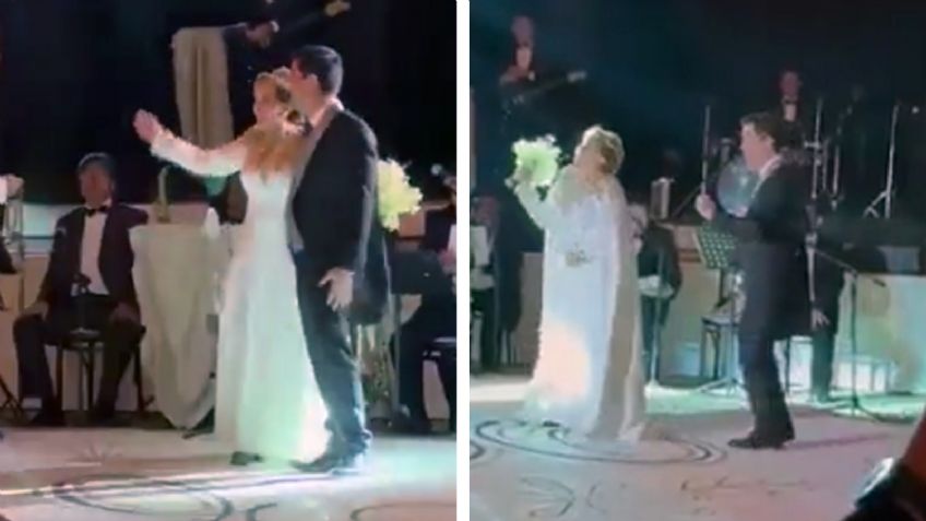 Pese a destrozos, Elba Esther Gordillo celebra su boda y filtran video del baile nupcial