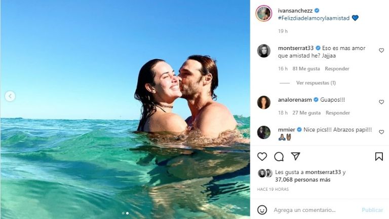 Iván Sánchez confirma su romance con Irene Esser