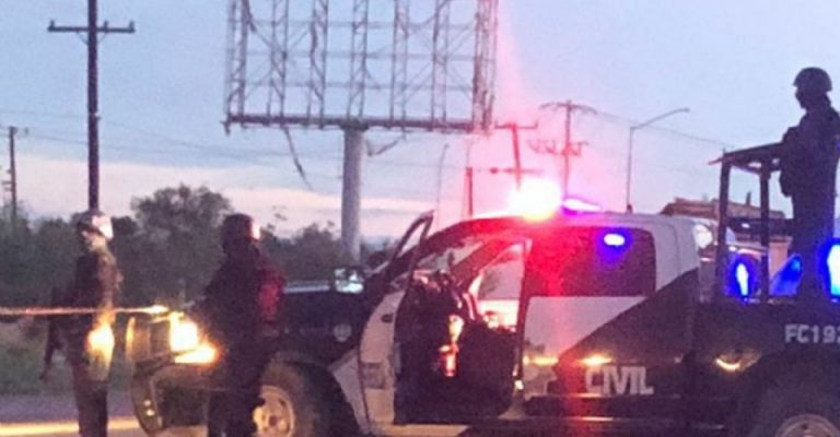 Autoridades llegan al sitio