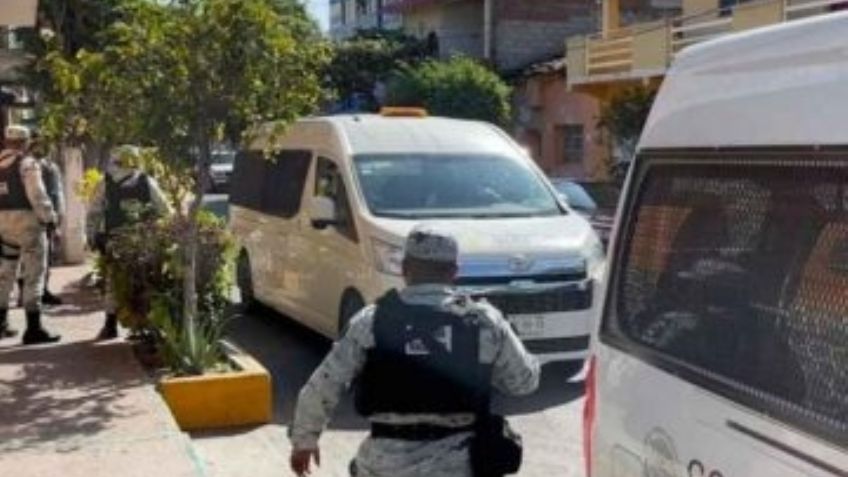Elementos de la GN aseguran a 70 migrantes centroamericanos en Oaxaca