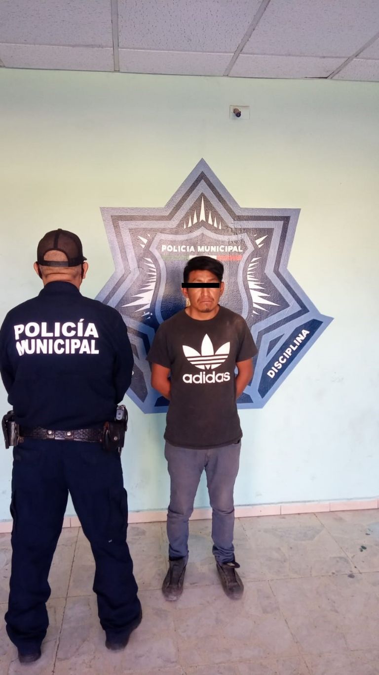 El imputado fue detenido en calles de Pueblo Yaqui, con el artículo que presuntamente sustrajo del cementerio