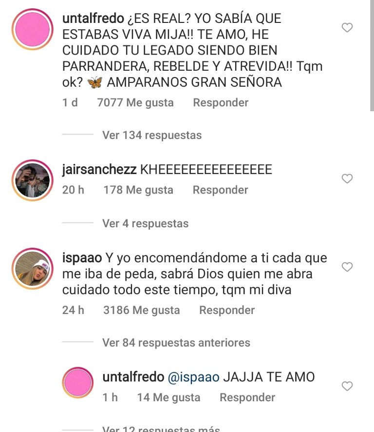 Respuestas a fotos de Jenni Rivera