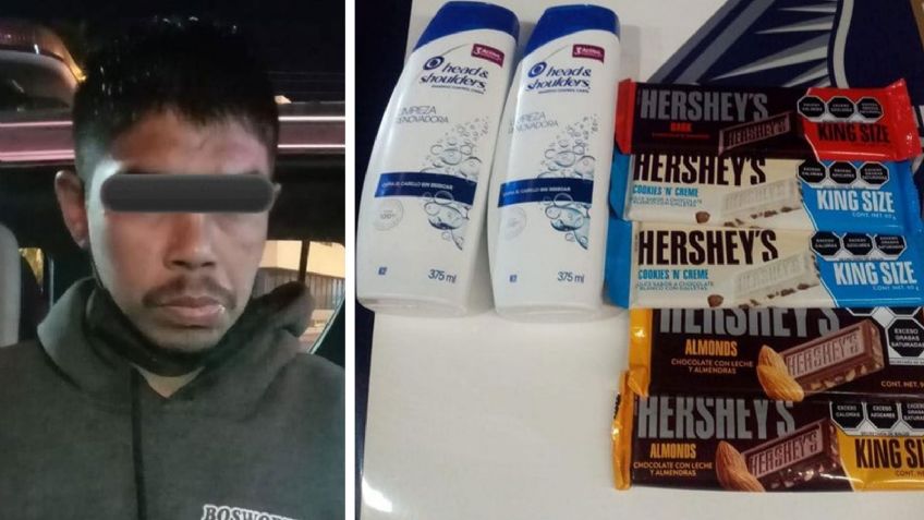 Por robar chocolates de comercio en Las Palmas, Jesús Emilio es arrestado en Hermosillo