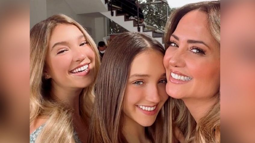 Andrea Legarreta presume a sus hijas Mía y Nina Rubín en Instagram y cautiva a todo Televisa