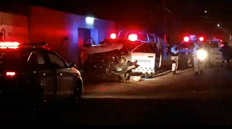 En la imagen, los estragos del incidente en Ciudad Obregón