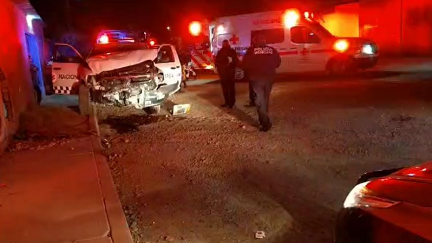 Ciudad Obregón: Aparatoso accidente de la GN moviliza a las autoridades; reportan 2 víctimas