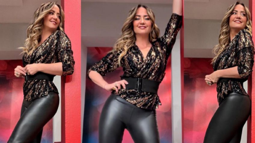 A sus 50 años, Andrea Legarreta luce atractivo 'outfit' desde Televisa y derrite a todo Instagram