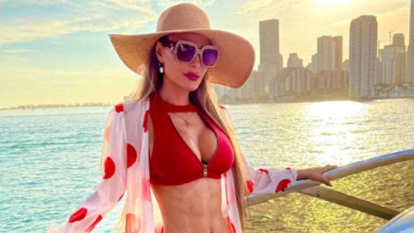 Ninel Conde acalora a todo Instagram al posar con atractivo bañador en la playa: "Ay mi Dios"