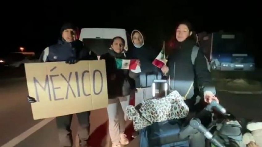 Primeras familias mexicanas llegan a Rumania, después de salir de Ucrania