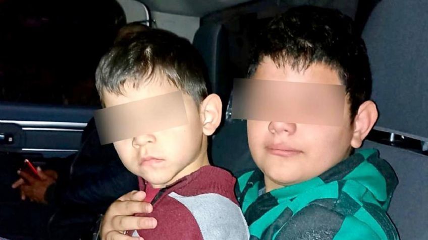 VIDEO: Rescatan a hermanitos de 4 y 12 años reportados como desaparecidos en Guaymas