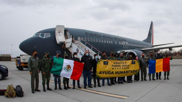 Mexicanos evacuados de Ucrania llegan a Rumania en avión de la Fuerza Aérea, anuncia Ebrard
