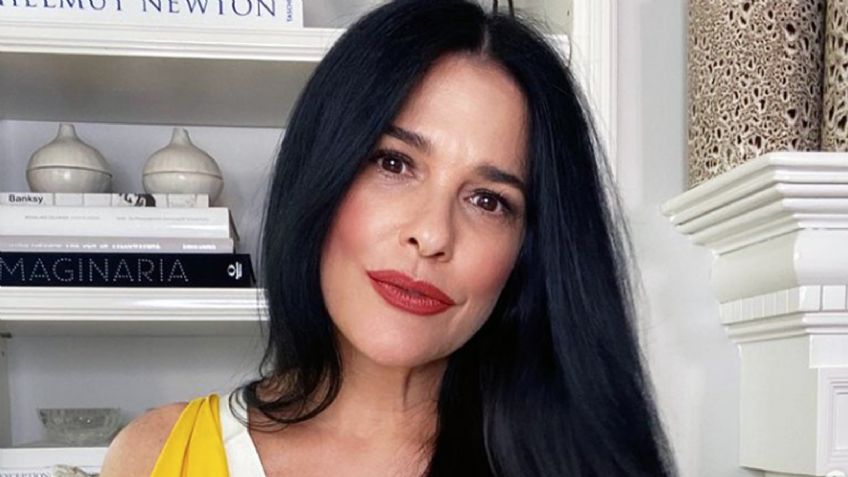 ¡Calor en Televisa! Martha Debayle se olvida de toda pena y luce coqueto bañador negro