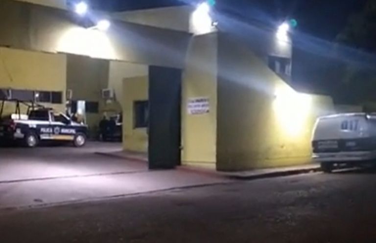 El imputado fue llevado al edificio de Seguridad Pública Municipal