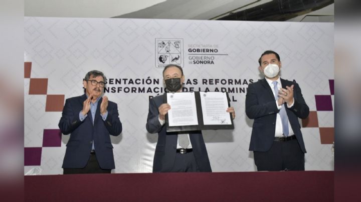 Alfonso Durazo presenta reformas para la transformación institucional de Sonora