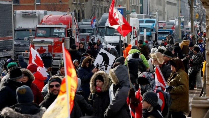 Covid-19: Por fuertes protestas, Gobierno de Canadá declara estado de emergencia en Ottawa