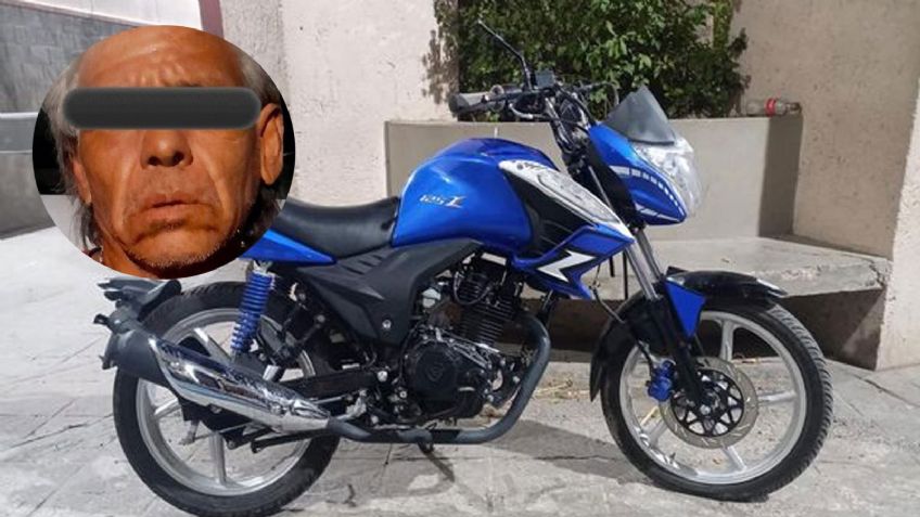 Con daga y empujando motocicleta, detienen a Edgardo 'N' por la calle Reforma en Hermosillo