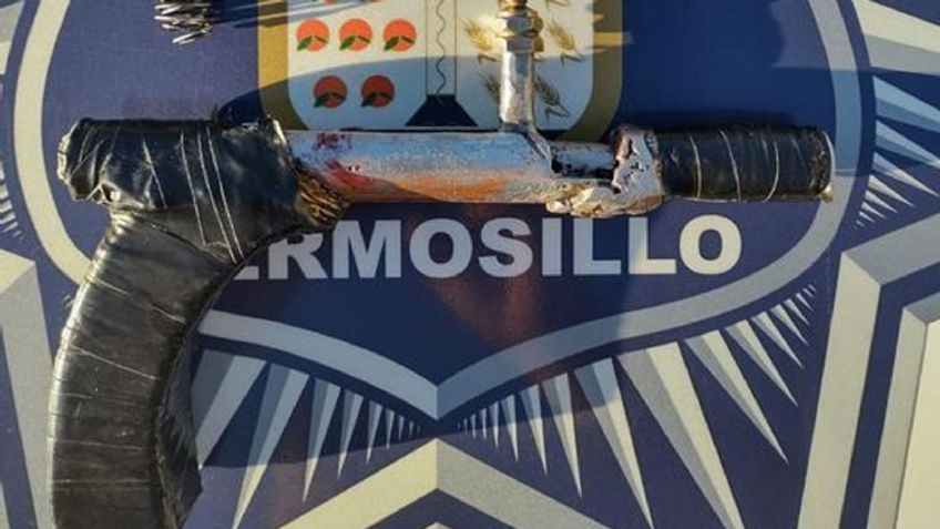 Hermosillo: Aseguran a menor en posesión de arma de fuego casera en la colonia Puerta del Rey