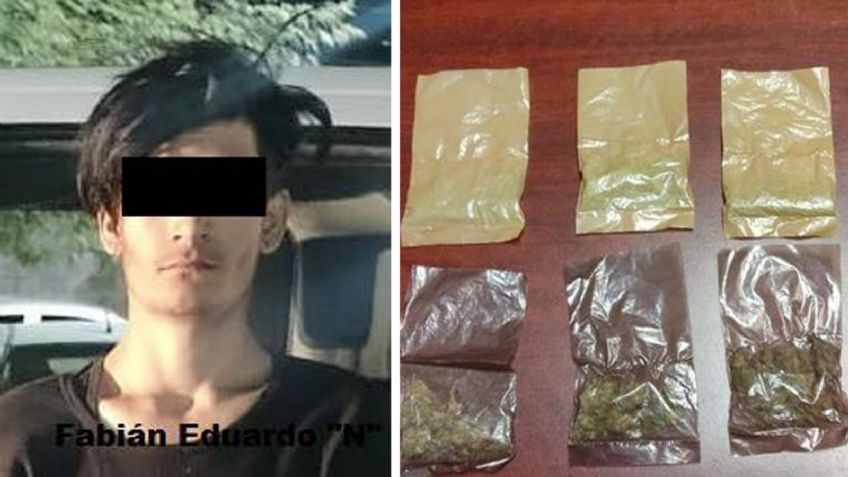 Joven de 23 años quiso escapar, pero fue asegurado en posesión de droga en Hermosillo