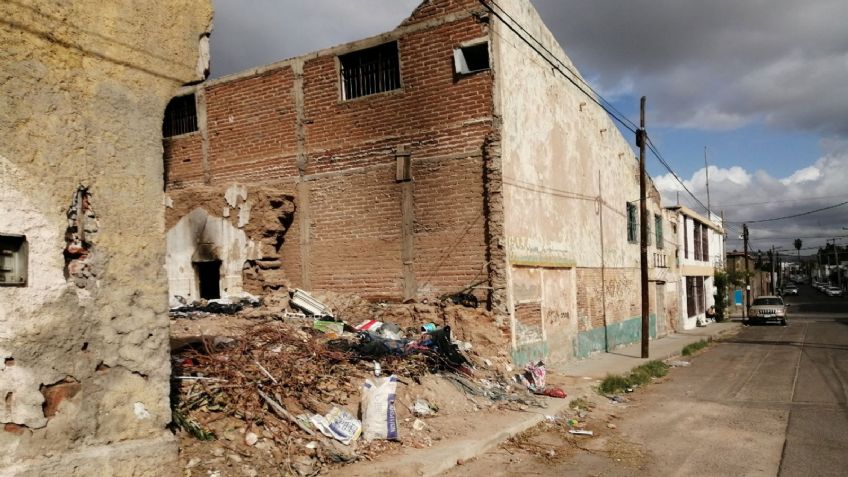 Inmuebles abandonados en el centro de Hermosillo son un riesgo para los ciudadanos