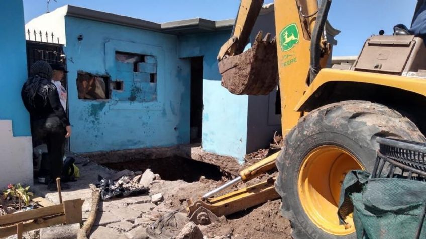 Recuperan 17 cuerpos en Ciudad Obregón; estaban sepultados en viviendas abandonadas