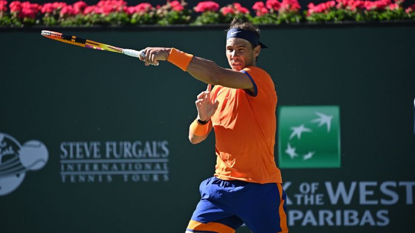 ¡Imparable! Rafael Nadal sigue perfecto en el año, avanza en el torneo de Indian Wells