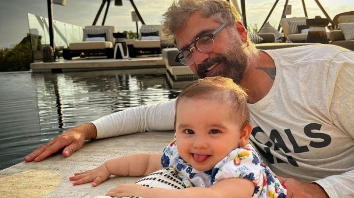 En medio de la disputa legal con Televisa, Alejandro Fernández celebra a lo grande a su nieta