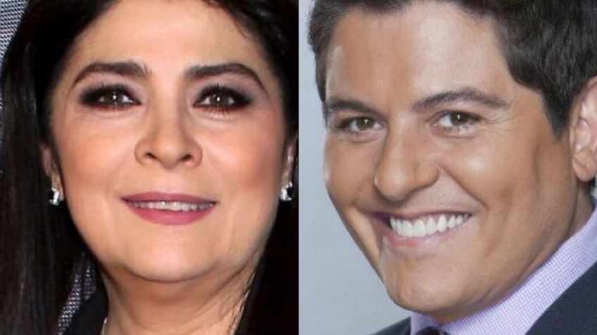 Ernesto Laguardia y Victoria Ruffo se dejan ver muy cariñosos en el set de 'Corona de Lágrimas'