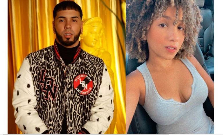 En la imagen, Anuel AA y Astrid Cuevas, la expareja con la que tuvo un hijo, Pablo Anuel