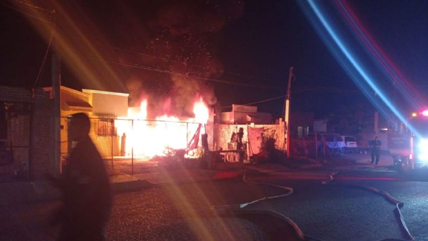 San Ignacio Cohuirimpo: Incendio arrasa con vivienda en la colonia Hacienda Vieja