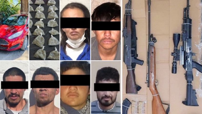 Combate al crimen en Sonora: Aseguran a 37 personas y más de 14 mil dosis de droga