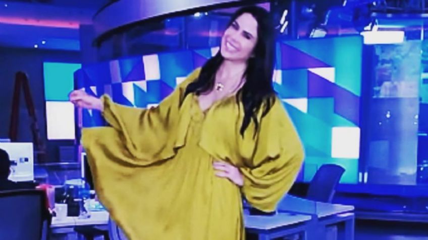 Paola Rojas luce pierna con atractiva falda en Televisa y fascina a fans de Instagram: "Perfecta"