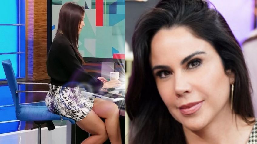 Paola Rojas enamora a Instagram al lucir sus curvas con pegadito vestido en Televisa: "Qué mujerón"