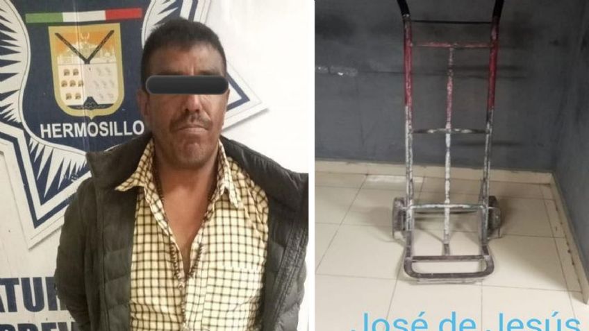 Por robar un 'diablito', arrestan a José de Jesús en el Poblado Miguel Alemán