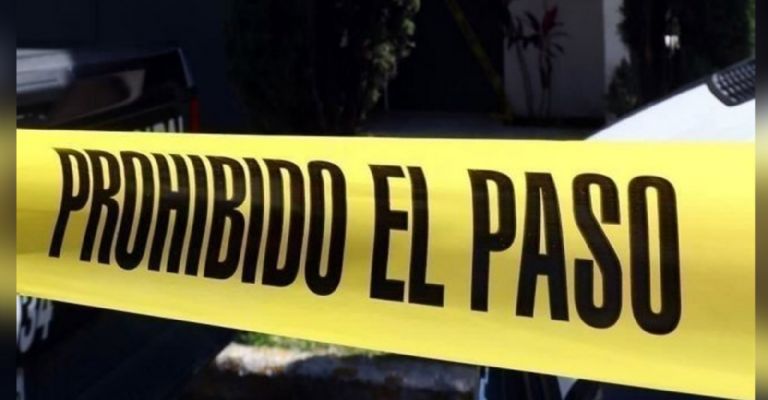 Acordonan el sitio del crimen