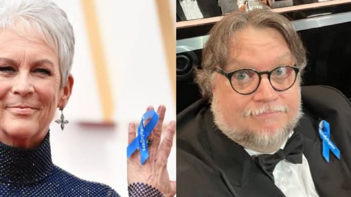 ¿Lo notaste? Te explicamos la razón por la que artistas usaron un moño azul durante los Oscar 2022