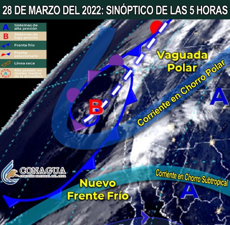 Conagua comparte el pronóstico del clima para Sonora