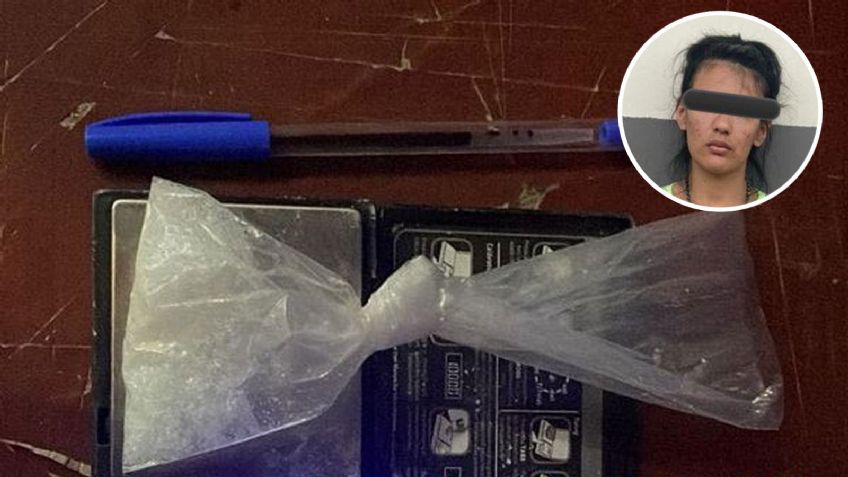 Claudia Denise 'N' es aprehendida con droga y báscula gramera en Hermosillo