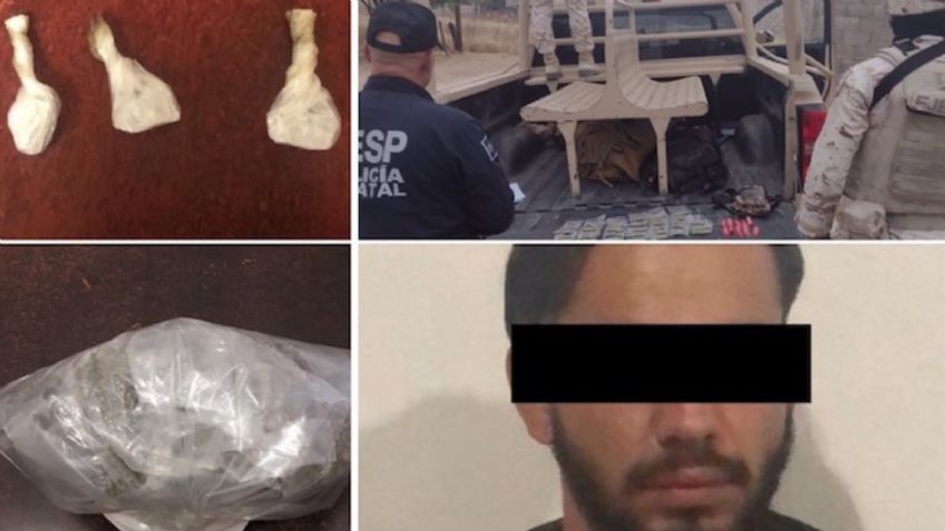 Arrestan a presunto 'tirador' e incautan más de 100 paquetes de droga en Hermosillo