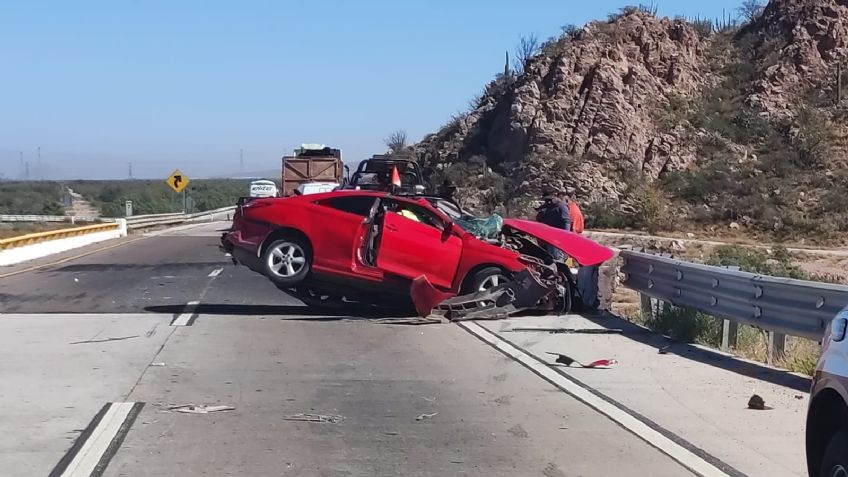 Tragedia en Sonora: Fémina muere tras colisionar en carretera Guaymas-Ciudad Obregón
