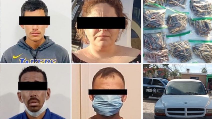 Golpe al crimen en Sonora: Aseguran a 37 personas, 17 armas y 5 mil 665 dosis de droga