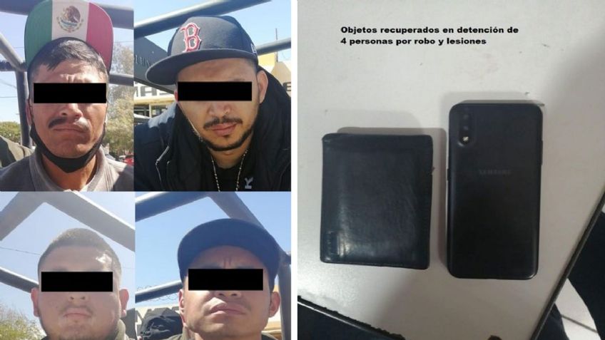 Hermosillo: Cuatro sujetos son arrestados por lesionar a otro en la colonia Lomas de Madrid