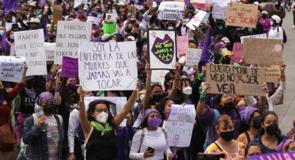 8M: Asisten cerca 75 mil a marcha por el Día de la Mujer en CDMX; reportan más de 20 heridas